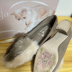 RANDA 猫パンプスの画像