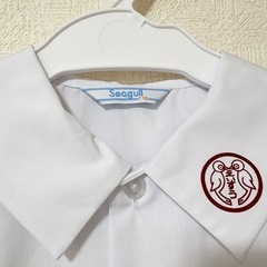 美品【12/15迄】えいすう幼稚園110cm 長袖ブラウス　シャツ110センチ　110サイズ制服の画像