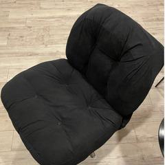 【IKEA・DYVLINGE風ブラック】ディヴリンゲ 回転チェア、一人用ソファ、ダイニングチェア、の画像