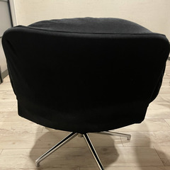 【IKEA・DYVLINGE風ブラック】ディヴリンゲ 回転チェア、一人用ソファ、ダイニングチェア、の画像