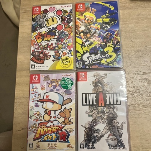 スプラトゥーン3】Nintendo Switchソフト4本 ショップ Switch ソフト 3