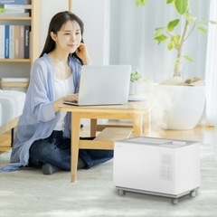 【未使用2025年12月購入品】ハイブリッド加湿器 ホワイト の画像