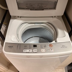 AQUA洗濯機（縦型6kg）の画像