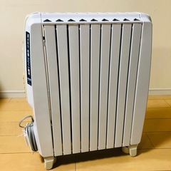 【オイルヒーター】②DDQ0915-WH（ピュアホワイト＋ホワイト）※リモコンあり【デロンギ ドラゴンデジタル】 DeLonghiの画像