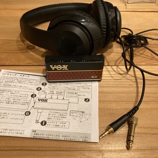 【USED】VOX amplug3 ヘッドホンアンプ】 ＋ヘッドホン