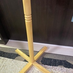 木製ポールラック【洋服や帽子かけ】の画像