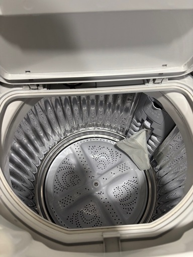 【縦型洗濯感・乾燥機】シャープ タテ型 洗濯乾燥機 洗濯 6.5kg 乾燥 3.5kg ボディ幅52.0cm ステンレス 穴なし槽 E