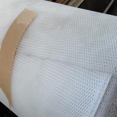 メッシュの様な二重構造、2本　ポリエステルナイロンなど混合素材しっかりした素材の画像