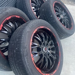 レアマイスター LMG VESTIA ヴェスティア 20インチ 8.5J+20 6-139.7 255/50R20 ランクルプラド ハイラックス ALENZA001の画像