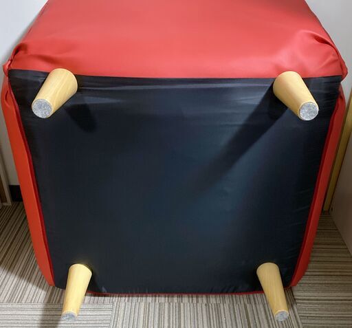 M615 セルタンリクライニング1人掛けソファ カウチソファ PVCレッド