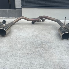 BE FREE ランクル ランドクルーザー プラド TRJ150W オールステンマフラー 100Φ 左右4本出しの画像