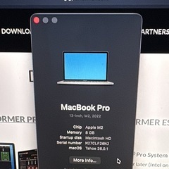 Apple MacBook Pro 13 インチ　M2 2022の画像
