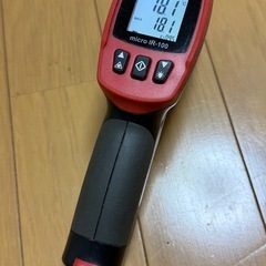 非接触で測れる温度計の画像