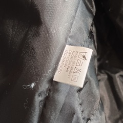 レディース コート Ｌ　ツイード チェック 裏地 キルティングの画像