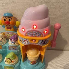 アンパンマン　おもちゃ　ソフトクリーム　の画像