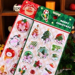 クリスマス　シャカシャカシールの画像