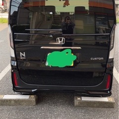 ホンダN BOX カスタムターボ　黒の画像