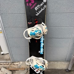 ゼロワン　スノーボード バインディング、カバー付きの画像