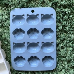 製氷機 離乳食 氷 猫 肉球 四角の画像