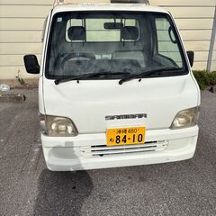 H13年 スバル サンバー トラック 5速　TB 4WD 　走行距離5万キロ! パワーステ! エアバッグ　本州からの画像