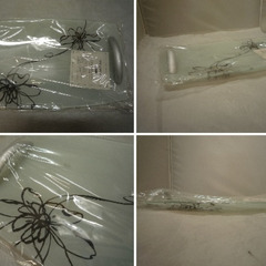 ☆▲yamakatsu　ティーセット　simple life　スウィング　ペアティーセット　ティーポット　カップ　ガラストレイ　ｇの画像