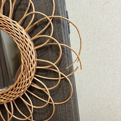 《韓国インテリア》フラワーミラーの画像