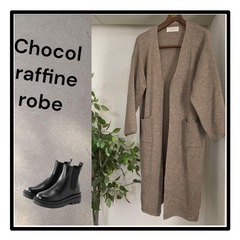 chocol raffine robe ロングカーディガン★防寒