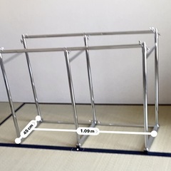 押入れ 伸縮頑丈ハンガー ポルタ 一間用（幅111～181cm）の画像