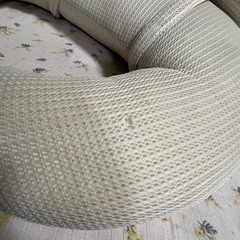 授乳クッション 3点セット  ベージュ系  ベビー枕付属 透気性メッシュの画像