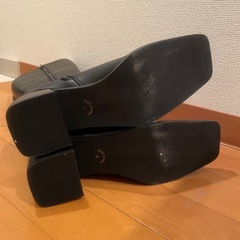 【新品未使用】スクエアトゥロングブーツ/神戸レタス/Sサイズの画像