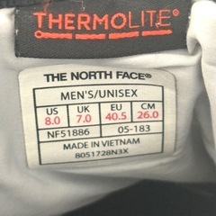 ザ・ノースフェイス CHUKKA スノーブーツ NF51886 ブラック 26の画像