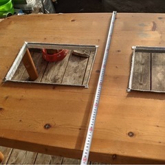 BBQ用　自作テーブルの画像