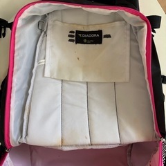 【DIADORA 】ピンク ラケットバッグの画像