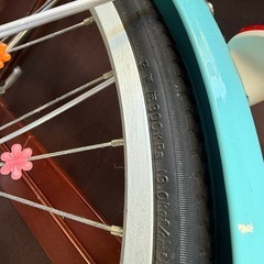 【24インチ/130–150cm】ブリヂストン EPL40｜花柄デザイン｜カゴ・鍵付｜手渡し（鹿児島）の画像