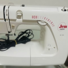 ジャノメ (Janome) 製 JEM COMPACT N-105 家庭用ミシンの画像