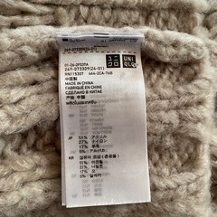 UNIQLOスヌードの画像