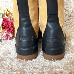 ソレル SOREL トールブーツ ベージュ 24.5cm ウォータープルーフの画像
