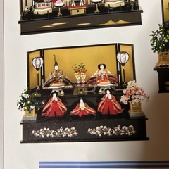 お雛様　二段飾りの画像