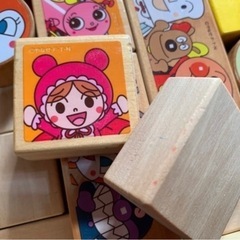 アンパンマン はじめてのよくばりつみきセット プレミアムの画像