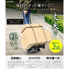 L.Y.F LAB 折りたたみキャリーカートの画像