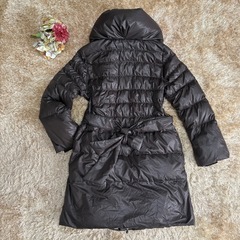 MORPHEUS ダウンコート Aライン 38サイズ ダークグレーの画像