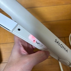 SALONIA ストレートヘアアイロン ホワイトの画像