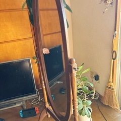 アンティーク全身鏡の画像