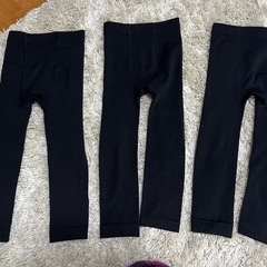 110サイズキッズレギンス裏起毛の画像