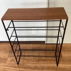 シューズラック（スチール製）　【町田市再生家具】　1212の画像