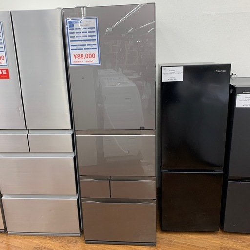【軽トラ無料貸し出し】【TOSHIBA】【5ドア冷蔵庫】【トレファク所沢店】