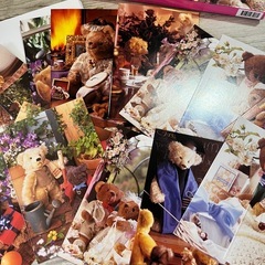 TEDDY BEAR  テディベア　カードレターセットの画像