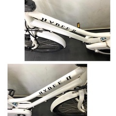 1年保証 送料無料　ブリヂストン　ハイディ2 26インチ　白　電動アシスト自転車　g1221の画像