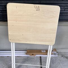 テーブル ミニ 折りたたみ式 サイドテーブル の画像