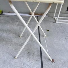 テーブル ミニ 折りたたみ式 サイドテーブル の画像